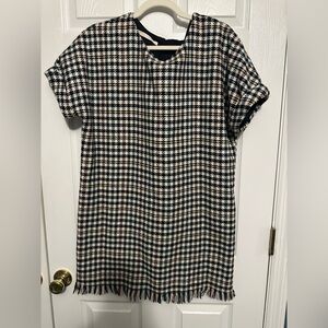 Zara Multicolor Tweed Dress